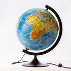 Глoбус физический рельефный «Классик», диаметр 320 мм, с подсветкой Глoбус физический рельефный «Классик», диаметр 320 мм, с подсветкой