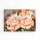 Часы настенные, серия: Цветы, "Розы" 25х35см - фото 122640