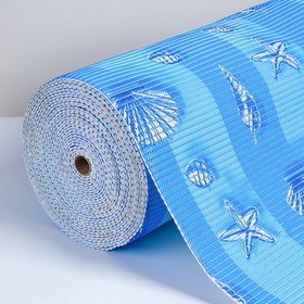 Коврик ПВХ «Прибой«, 0,80×15 м, цвет голубой