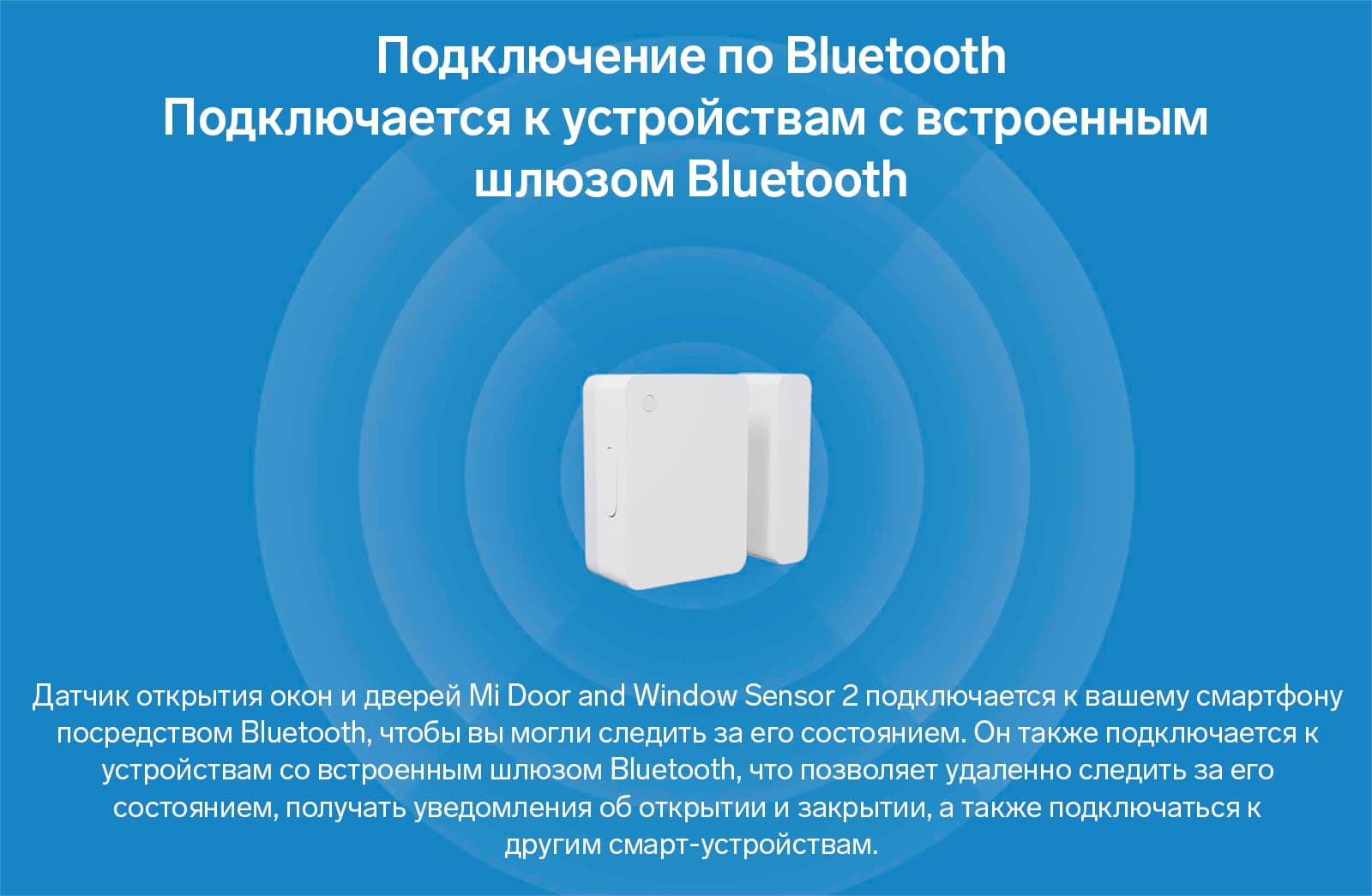 Датчик открытия окон и дверей Mi Door and Window Sensor 2