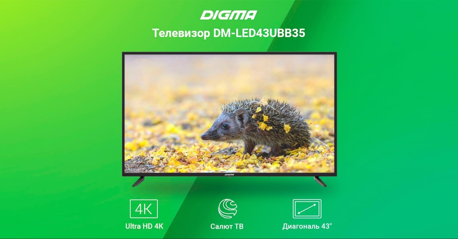 Телевизор Digma DM-LED43UBB35