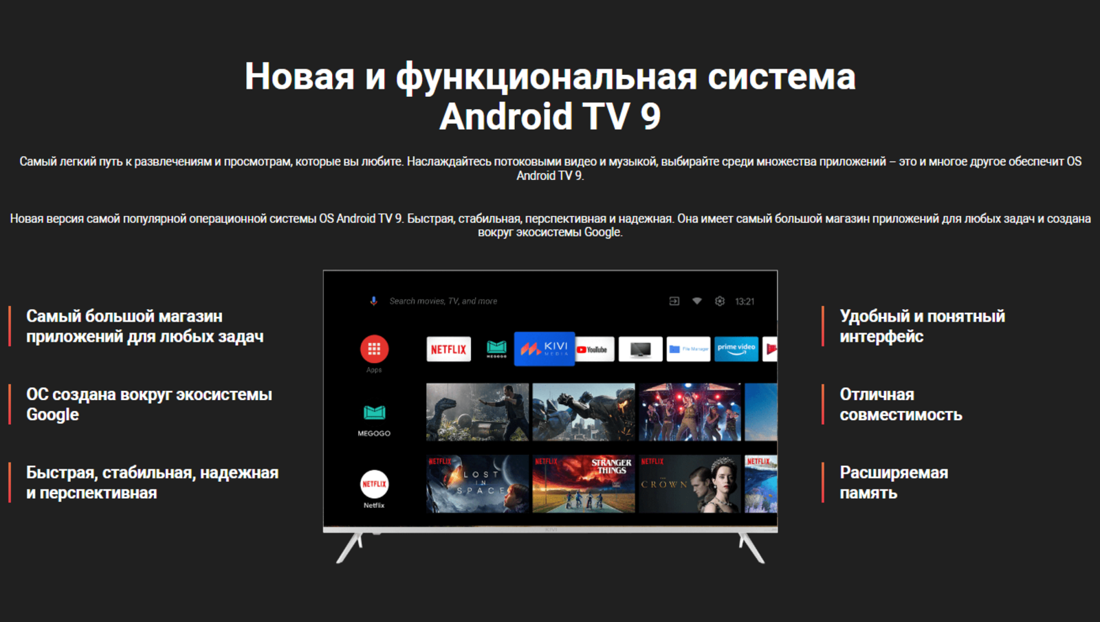 Новая система Android TV 9.