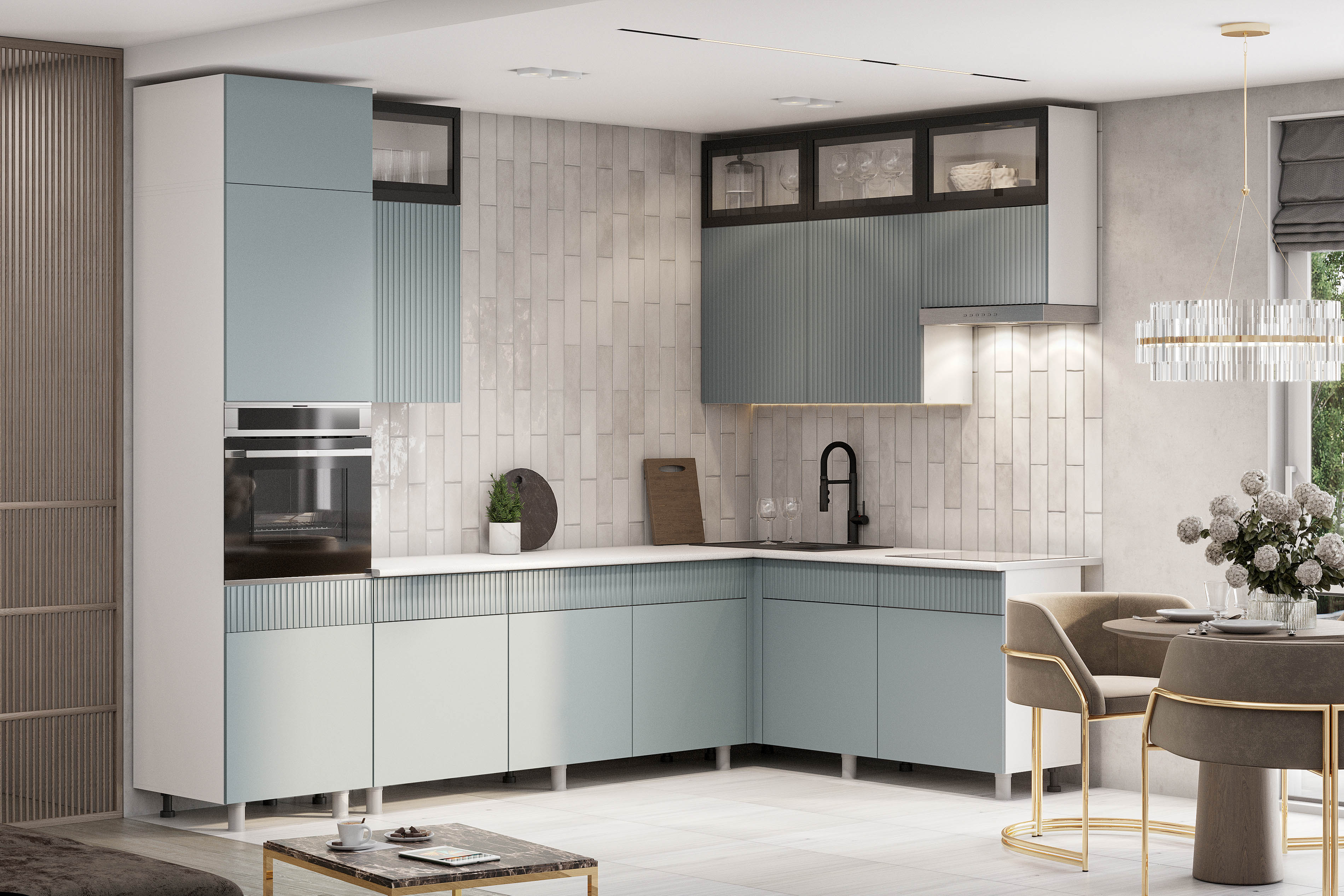 Кухонный гарнитур угловой для кухни «София»