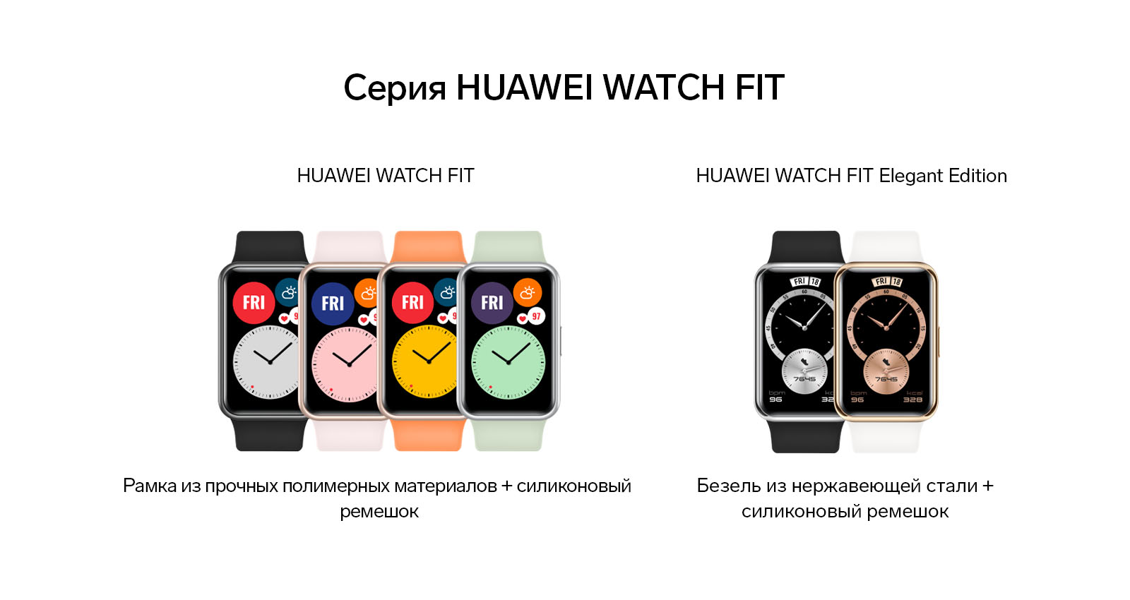 Серия Huawei Watch Fit 